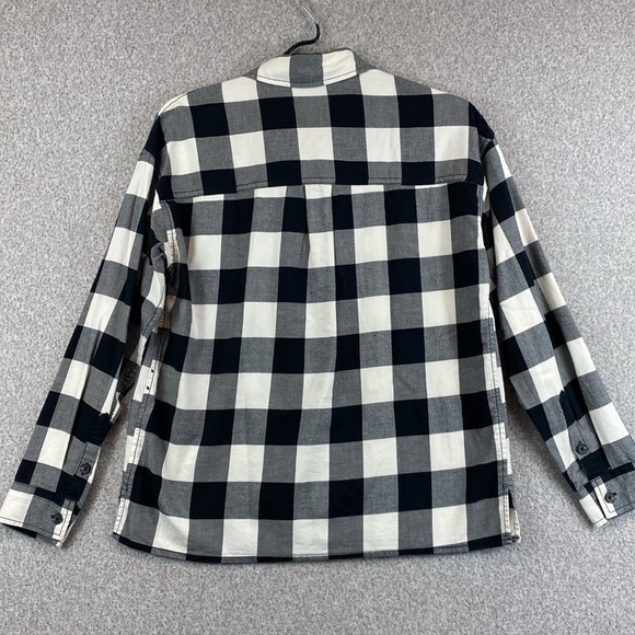 Madewell Buffalo plaid button down/up XS gorpcore basics grunge y2k preppy - Picture 8 of 9